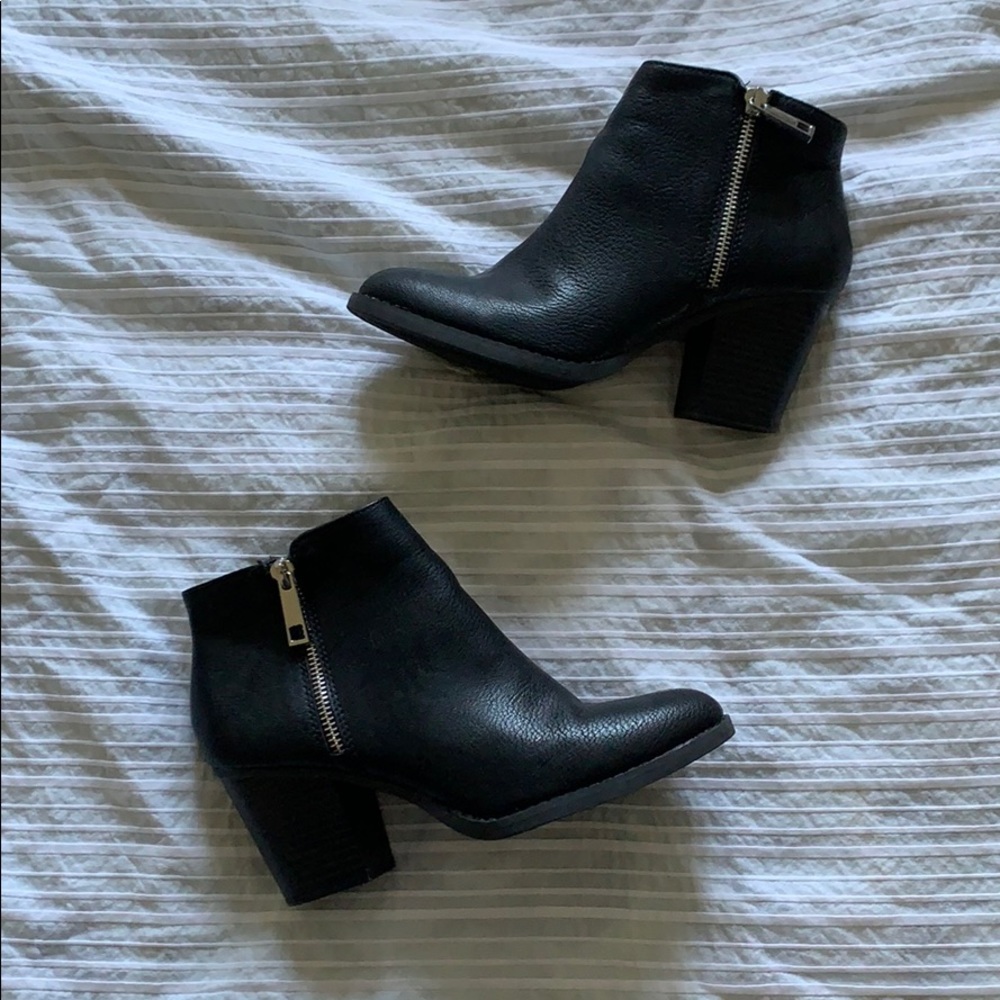 black heels
